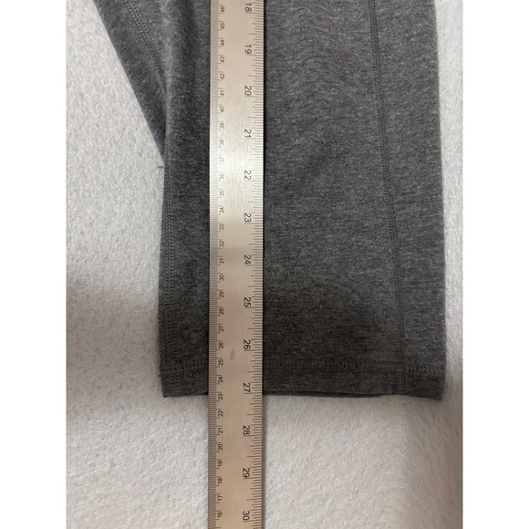 Athletic Works Womens XXL 20 Heather Gray Capri Leggings Side Pockets Cropped - Picture 5 of 5
